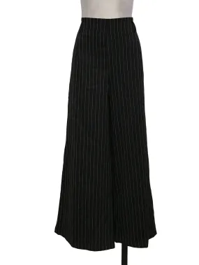 Black Pinstripes Pants