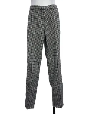 Black White Nailshead Pants