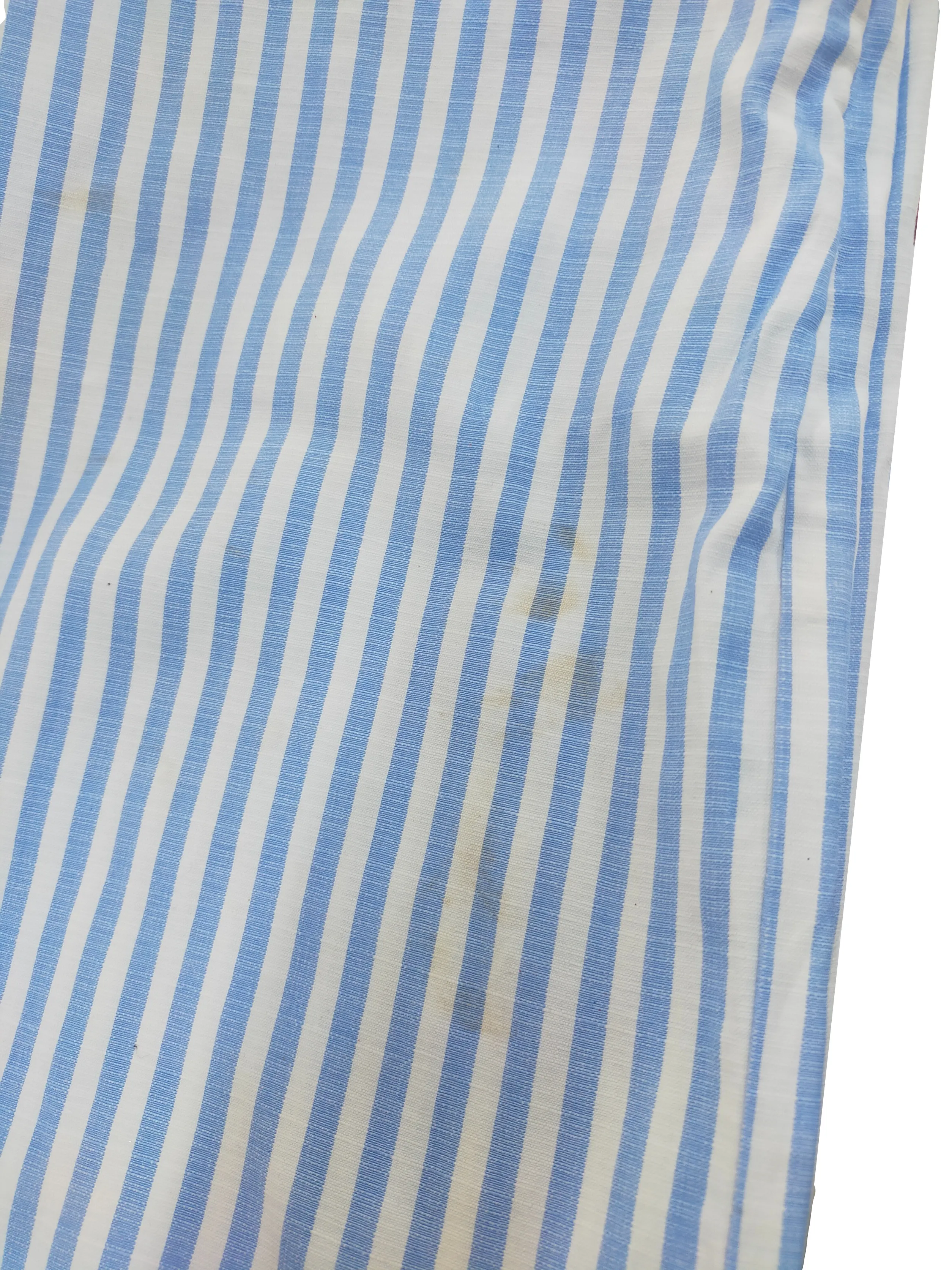 Blue White Stripe Pattern Formal Pants