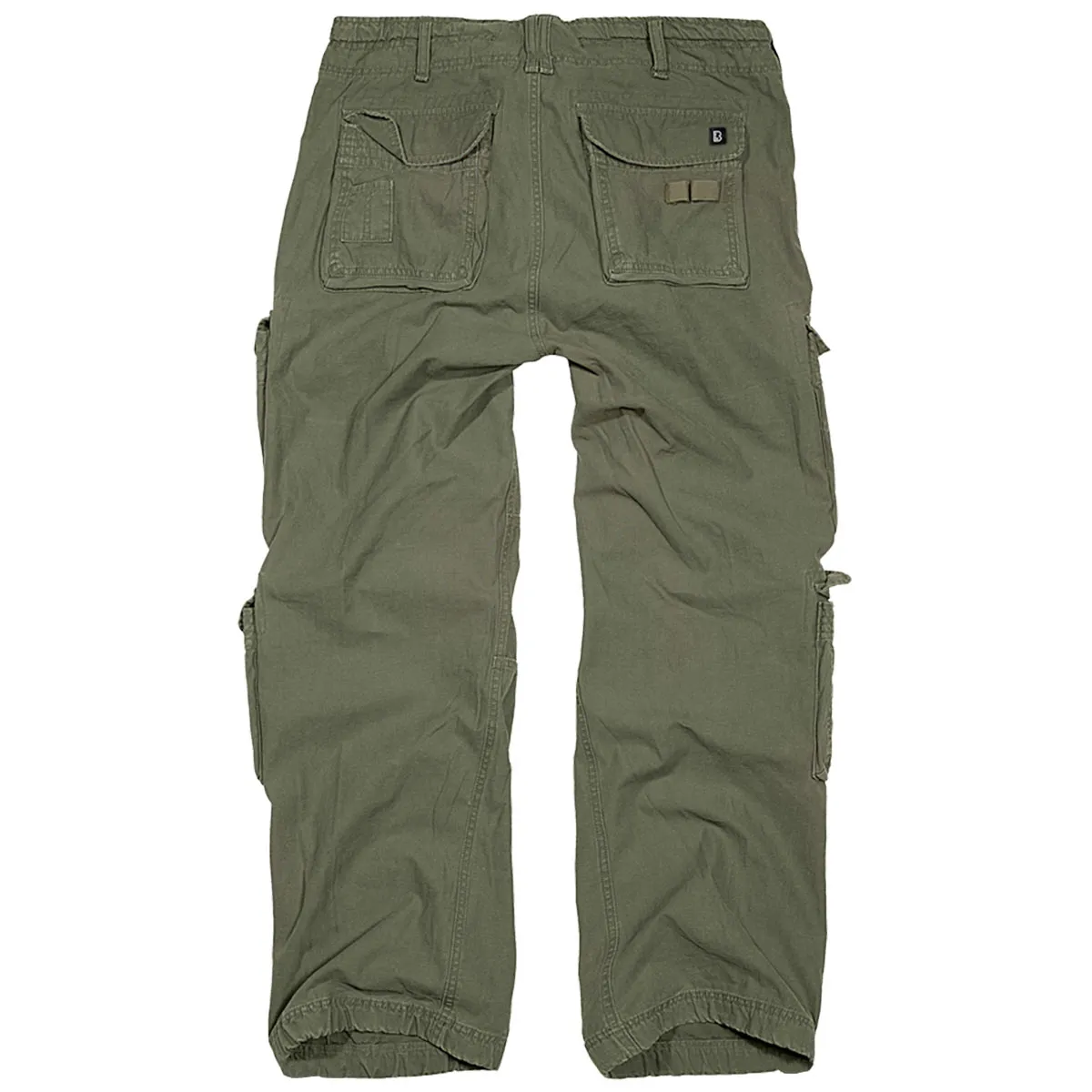 Brandit Pure Vintage Cargo Trousers Olive