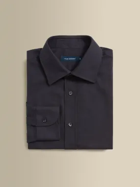 Cotton Cashmere Point Collar Shirt