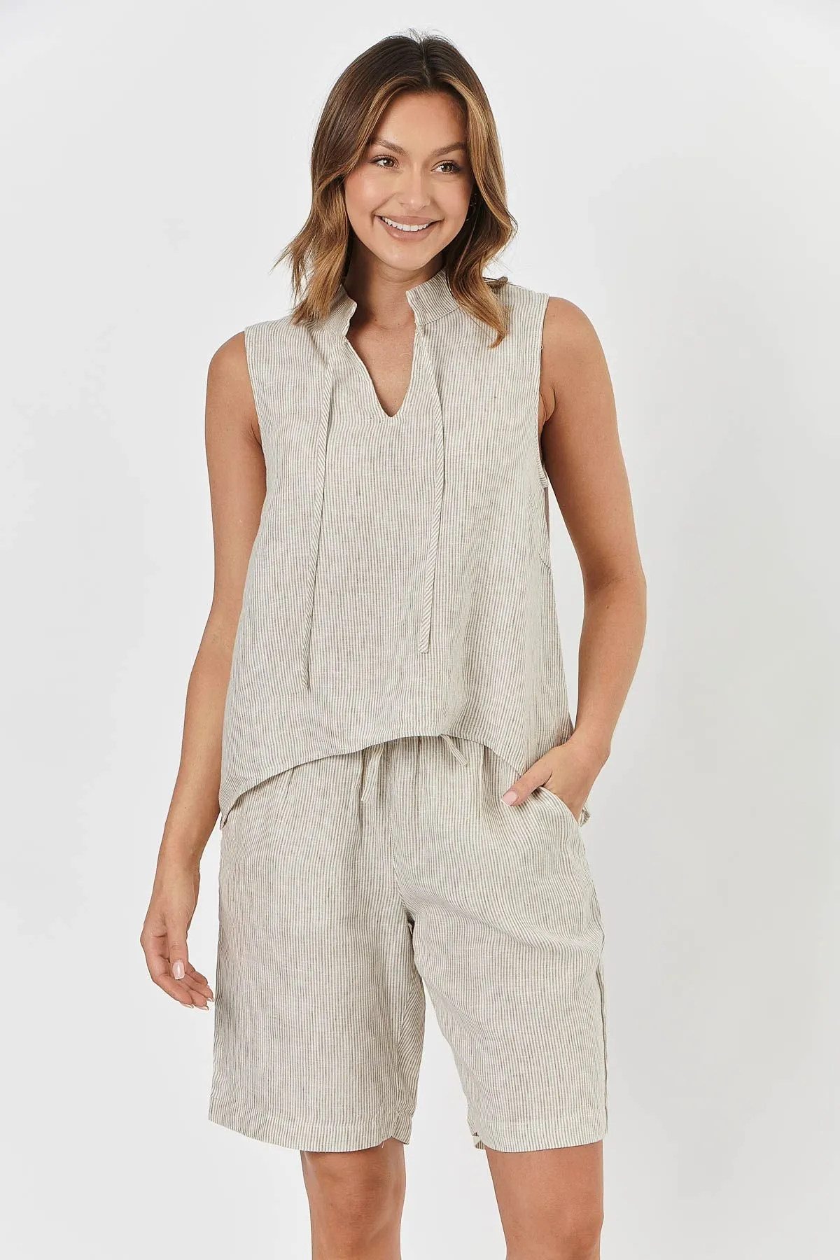 GA423 Linen Top in Rattan