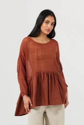 Nikita Top in Chocolate