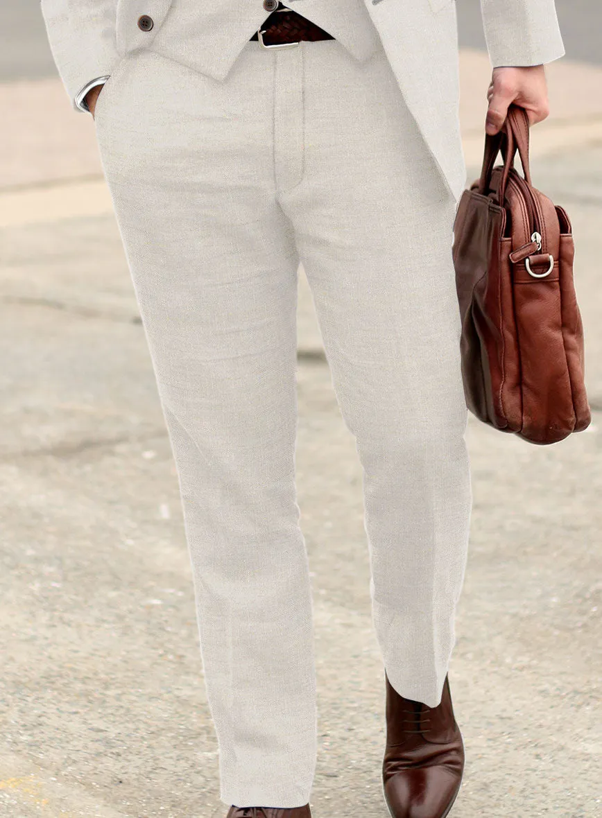 Stylbiella Spring Beige Linen Suit